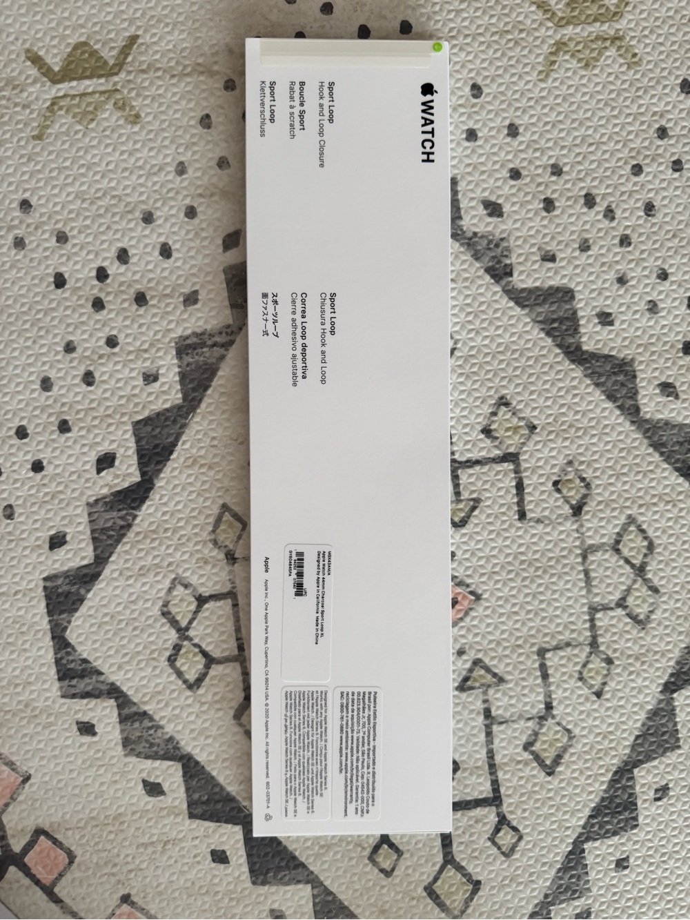 Apple Sport Loop Band in charcoal - Picture 2 of 3